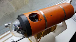 Micro ROV for tank inspection.