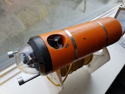 Micro ROV for tank inspection. Micro ROV for tank inspection.