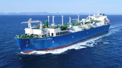 The Excelerate Sequoia can operate as both an FSRU and an LNG carrier.