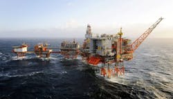 Valhall field complex. Valhall field complex.