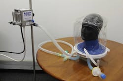 The CPAP ventilator system, Uni-Life 100. The CPAP ventilator system, Uni-Life 100.