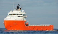 The platform supply vessel Far Spica. The platform supply vessel Far Spica.