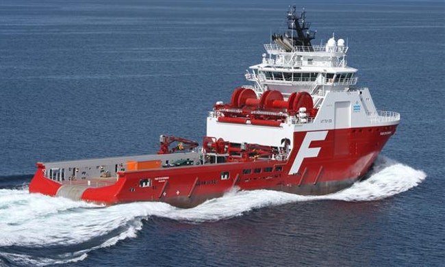 The anchor handler tug supply vessel Far Statesman.