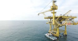 SASB natural gas production platform in the Black Sea offshore Turkey. SASB natural gas production platform in the Black Sea offshore Turkey.