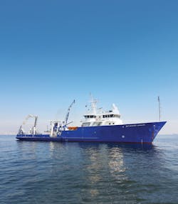 The research vessel Seward Johnson. The research vessel Seward Johnson.