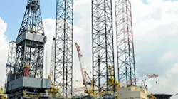The jackup drilling rig AOD II.
