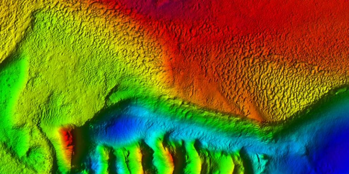 Bathymetry Showing A Possible Erosional Surface With A Hard Rugged Seabed 5ef220faa0e27