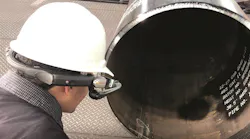 “Smart helmet” technology, enables engineers to inspect materials remotely to minimize people gathering while ensuring sustainability of company operations amid the COVID-19 pandemic.