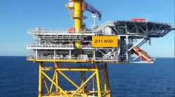 A new, normally unmanned wellhead platform planned is for the Hod field in the southern Norwegian North Sea.