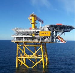A new, normally unmanned wellhead platform planned is for the Hod field in the southern Norwegian North Sea.