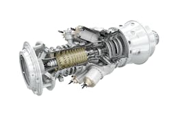The SGT-300 gas turbine. The SGT-300 gas turbine.