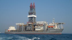 The drillship Deepwater Invictus.