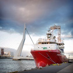 The geotechnical vessel Fugro Scout. The geotechnical vessel Fugro Scout.