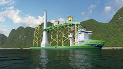 Artist’s impression of the Green Jade. Artist’s impression of the Green Jade.