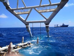 The 68-km (43-mi) Zap-Lok pipeline was layed offshore Malaysia. The 68-km (43-mi) Zap-Lok pipeline was layed offshore Malaysia.