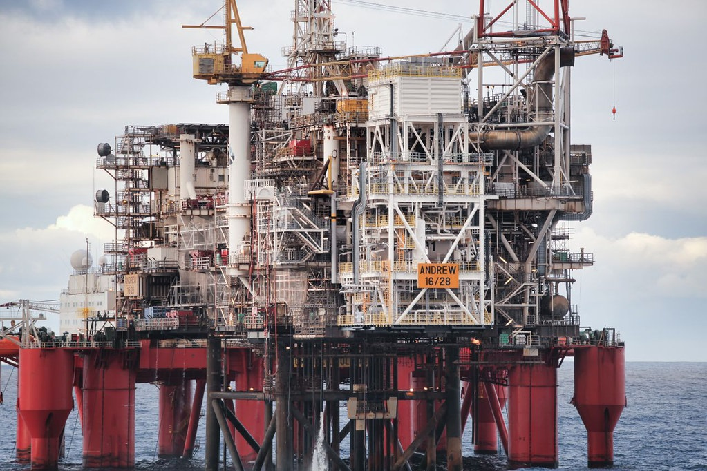 The Andrew platform in the UK central North Sea.