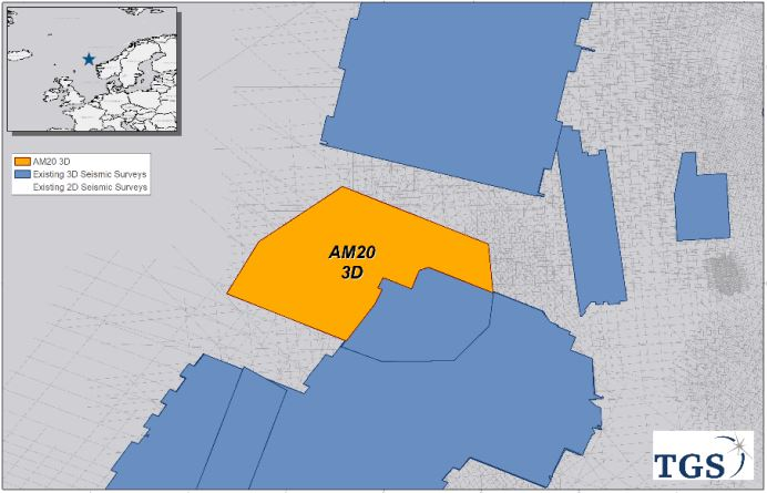 Atlantic Margin 20 3D multi-client project offshore Norway.
