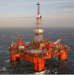 The Balmoral floating production vessel. The Balmoral floating production vessel.