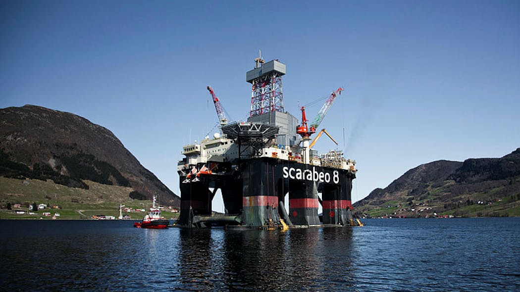 Saipem&rsquo;s semisubmersible Scarabeo 8 will drill two production wells and one water injector at the Goliat field in the Barents Sea, and the King Prince exploration well in the North Sea.