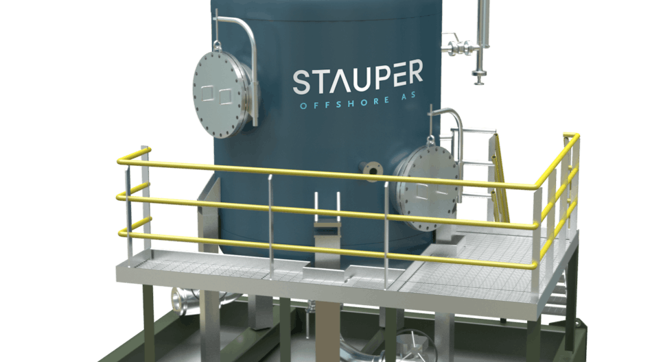 The Stauper compact flotation unit.