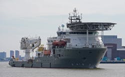 The dive support vessel Boka Da Vinci. The dive support vessel Boka Da Vinci.