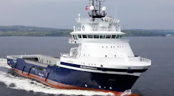 The platform supply vessel Island Crusader.
