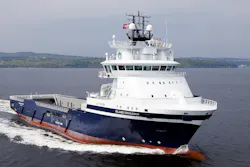 The platform supply vessel Island Crusader.