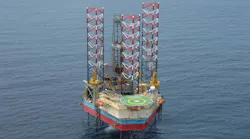The jackup drilling rig Maersk Convincer.
