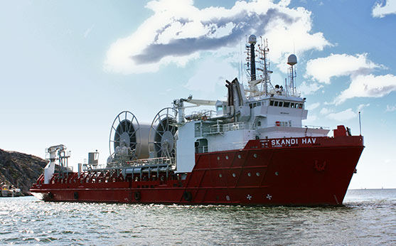 The construction support vessel Skandi Hav.