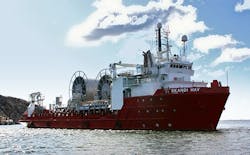 The construction support vessel Skandi Hav. The construction support vessel Skandi Hav.