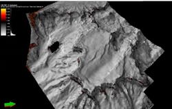 The Beehive prospect from recent 3D seismic survey. The Beehive prospect from recent 3D seismic survey.