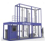 Small-scale CO2 capture demonstration plant.