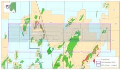 Map showing the location of CGG’s new Northern Viking Graben extension survey. Map showing the location of CGG’s new Northern Viking Graben extension survey.