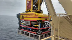 Fugro’s FCV work class ROV system currently onboard RSV UP Pearl in Brazil. The company will mobilize five similar work class ROVs as part of three new long-term contracts supporting Petrobras in Brazil.