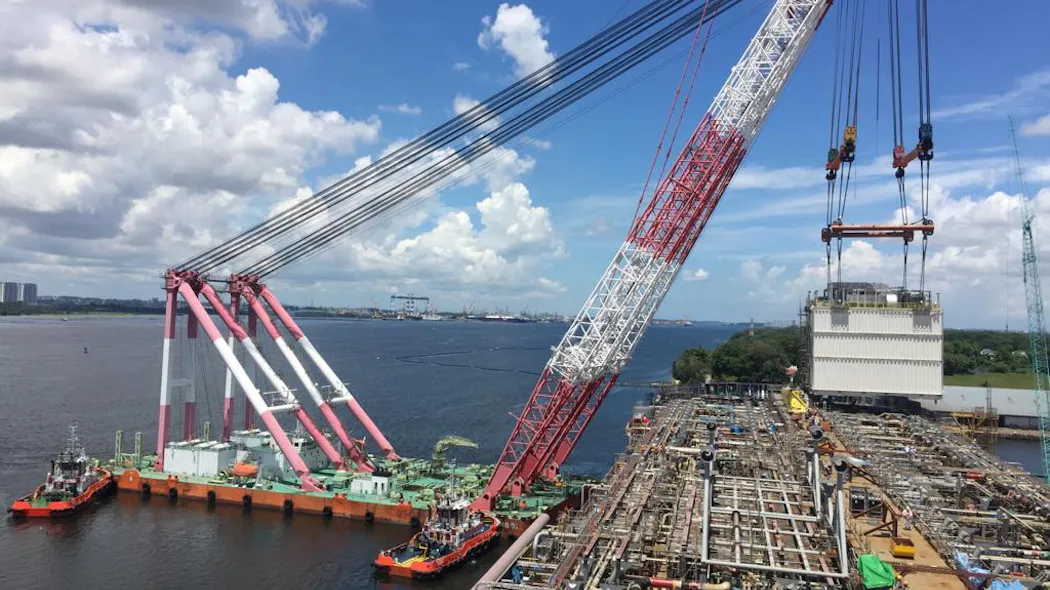 First topsides module in place for Karish FPSO offshore Israel | Offshore