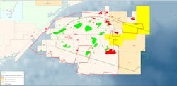 Map showing location of the company’s Gippsland ReGeneration reprocessing and acquisition program. Map showing location of the company’s Gippsland ReGeneration reprocessing and acquisition program.