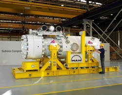 Subsea HOFIM motor-compressor. Subsea HOFIM motor-compressor.