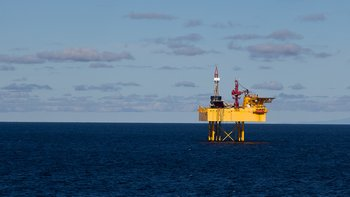 The Maari wellhead platform.