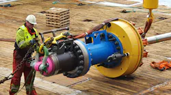 The Terminator subsea wellhead cutting system.