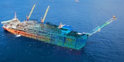 Digital twin of the Bonga FPSO. Digital twin of the Bonga FPSO.