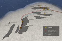 Askeladd field layout. Askeladd field layout.