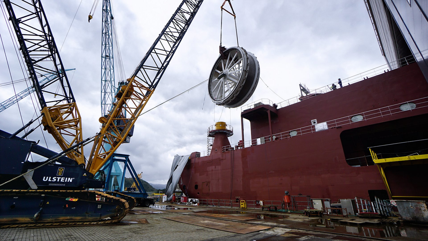 Capstan installed on Nexans cablelay vessel Offshore