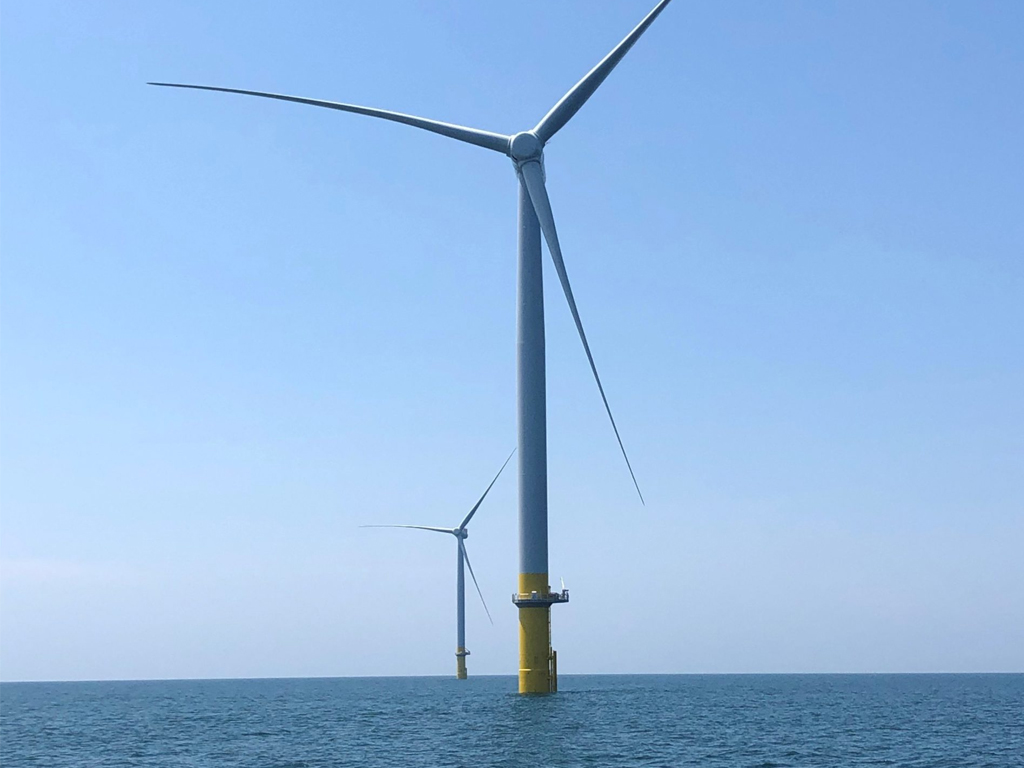 The Coastal Virginia Offshore Wind pilot project.