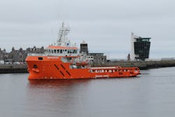 The emergency response and rescue vessel Malin Sentinel. The emergency response and rescue vessel Malin Sentinel.