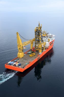 The offshore supply vessel Normand Maximus.
