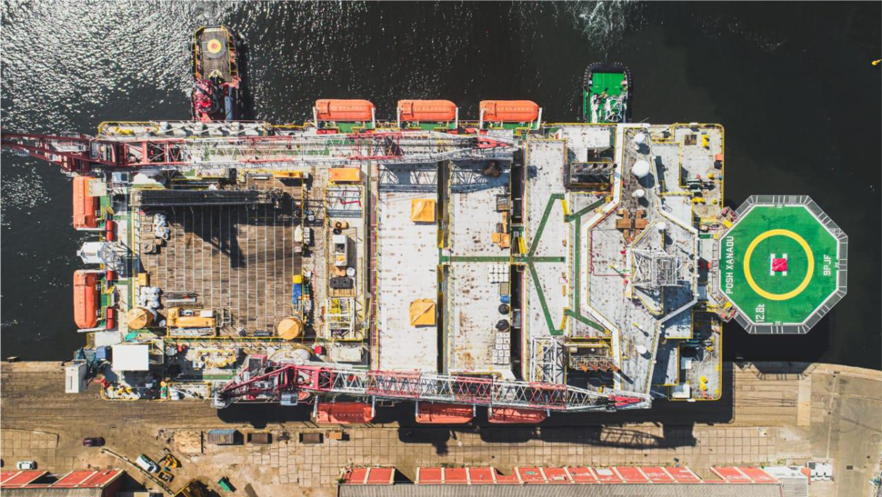 The semisubmersible accommodation vessel POSH Xanadu.