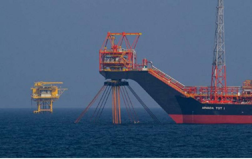 The TGT field offshore Vietnam.