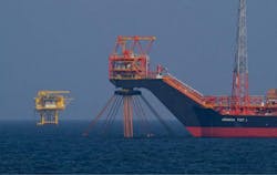 The TGT field offshore Vietnam. The TGT field offshore Vietnam.