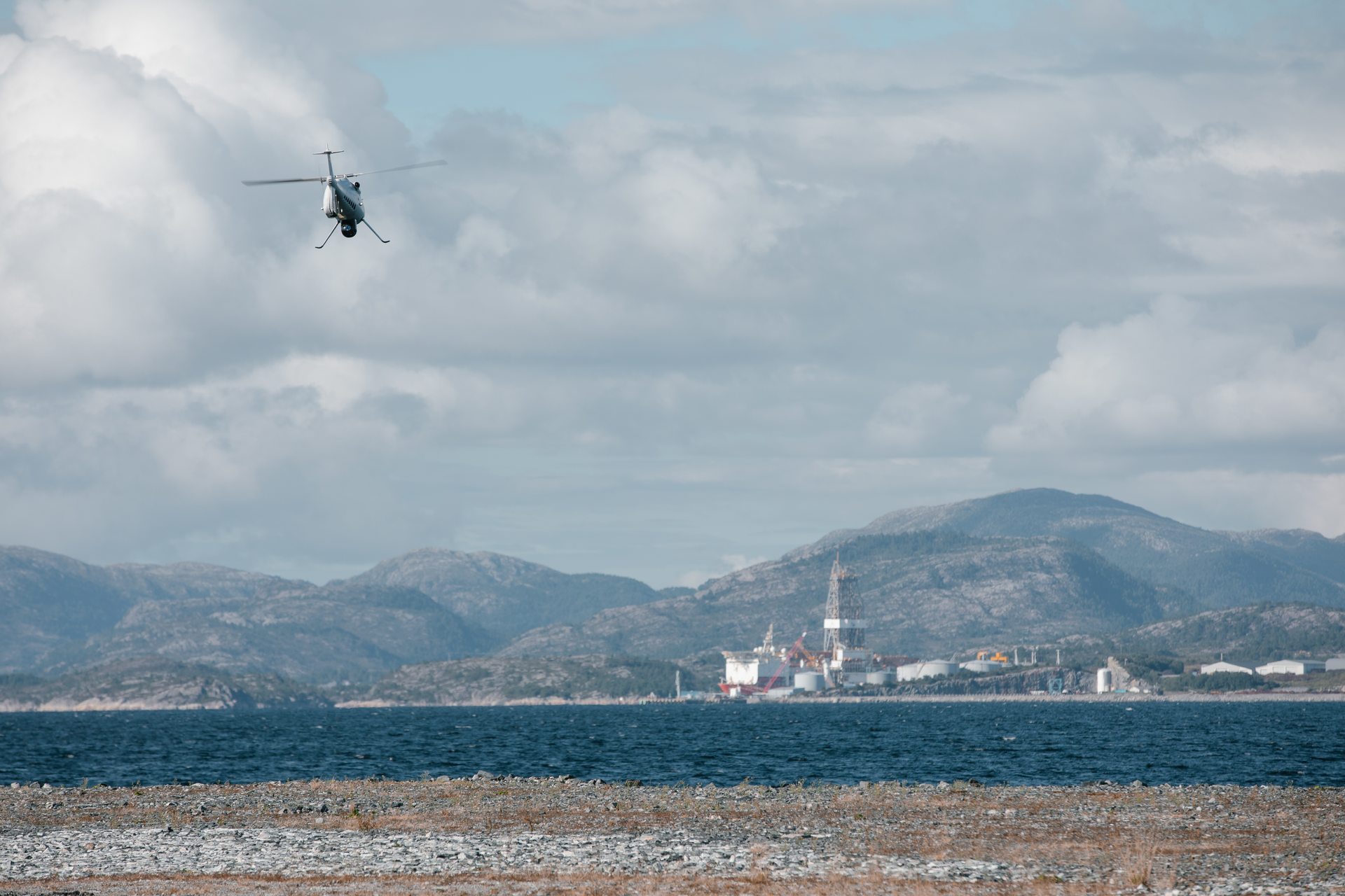 Equinor recently deployed a drone to carry equipment from the Mongstad base to the Troll A platform in the North Sea.