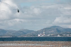 Equinor recently deployed a drone to carry equipment from the Mongstad base to the Troll A platform in the North Sea. Equinor recently deployed a drone to carry equipment from the Mongstad base to the Troll A platform in the North Sea.